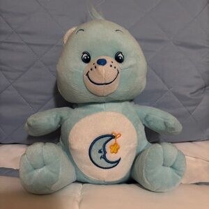 Care Bears Light Blue Plush with Moon and Star